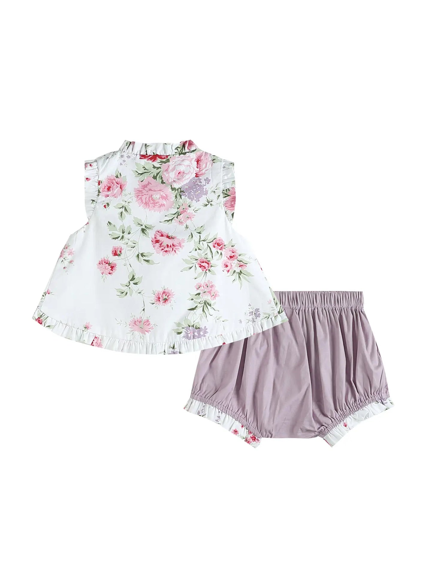 Ruffles & Bows Top + Bloomer Set