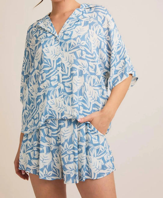 Coastal Cool Button Down Short Set