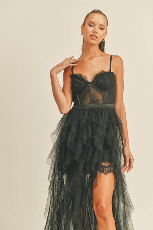 Showstopper Tulle & Lace Dress