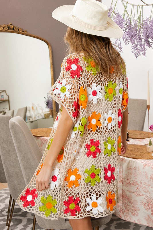 Wild Hippie Crochet Cardigan