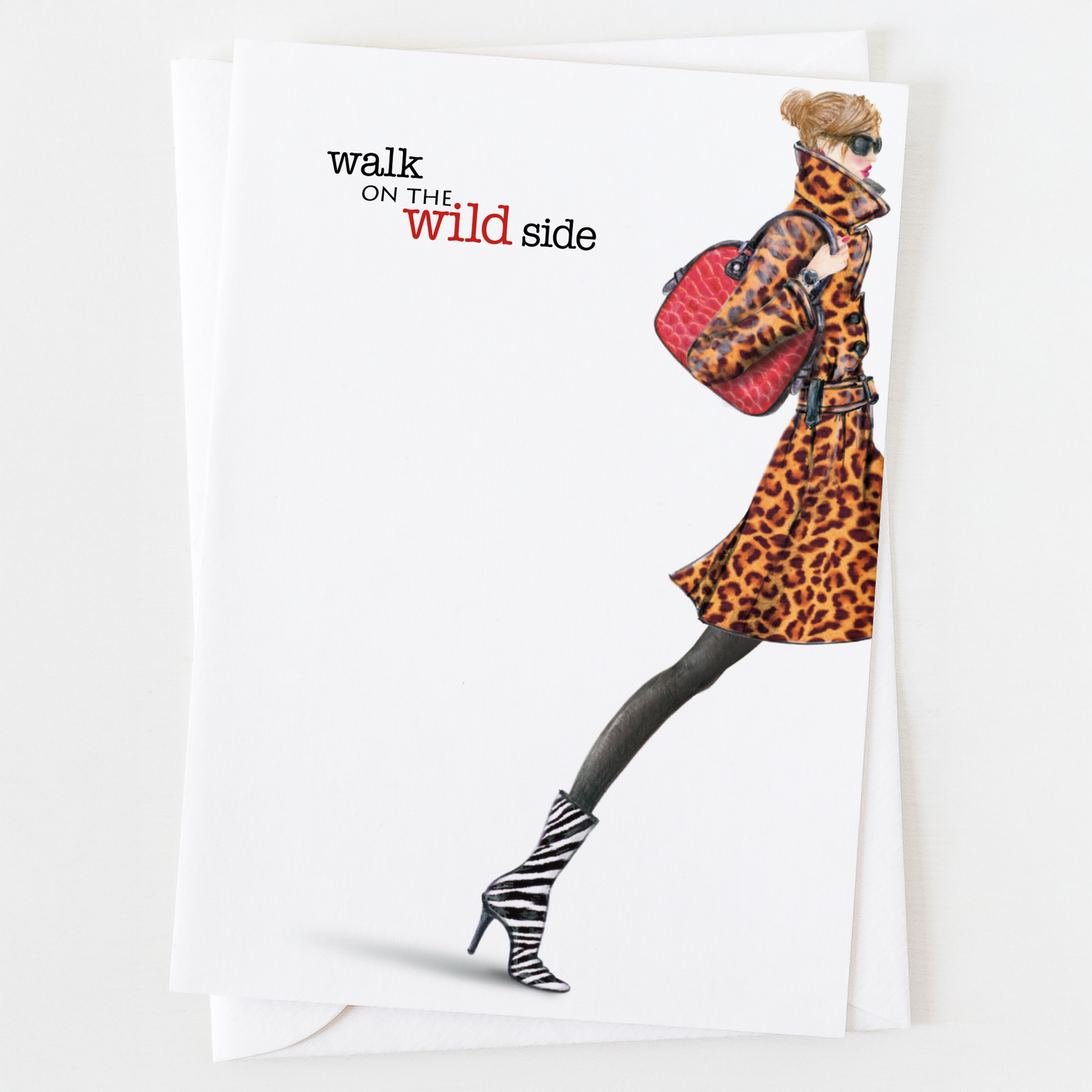 Walk on Wild Side Birthday Greeting Card