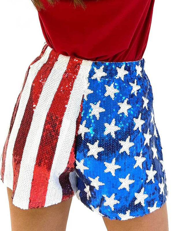 American Sparkle Shorts
