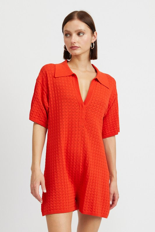 Ripe Tomato Playsuit