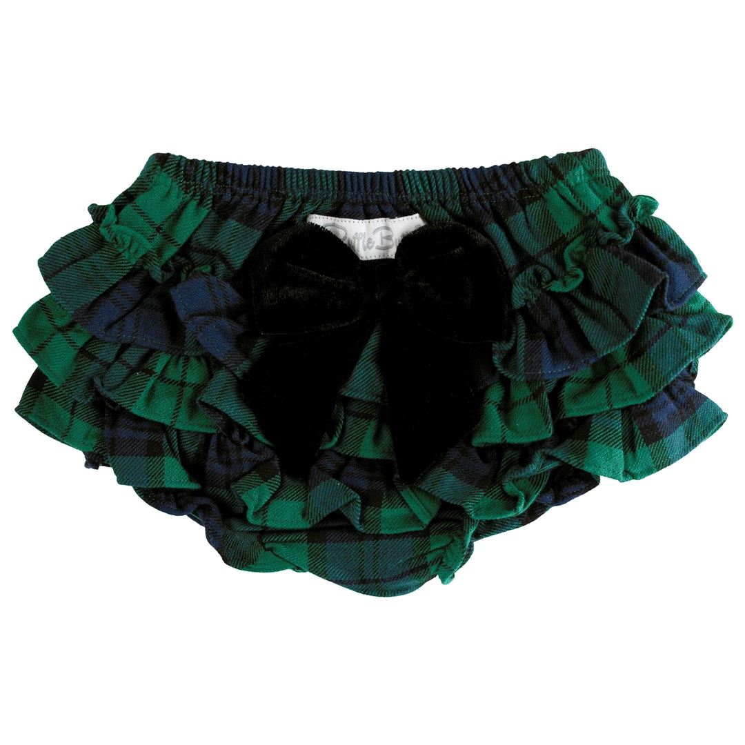 Plaid Flannel Bow RuffleButt