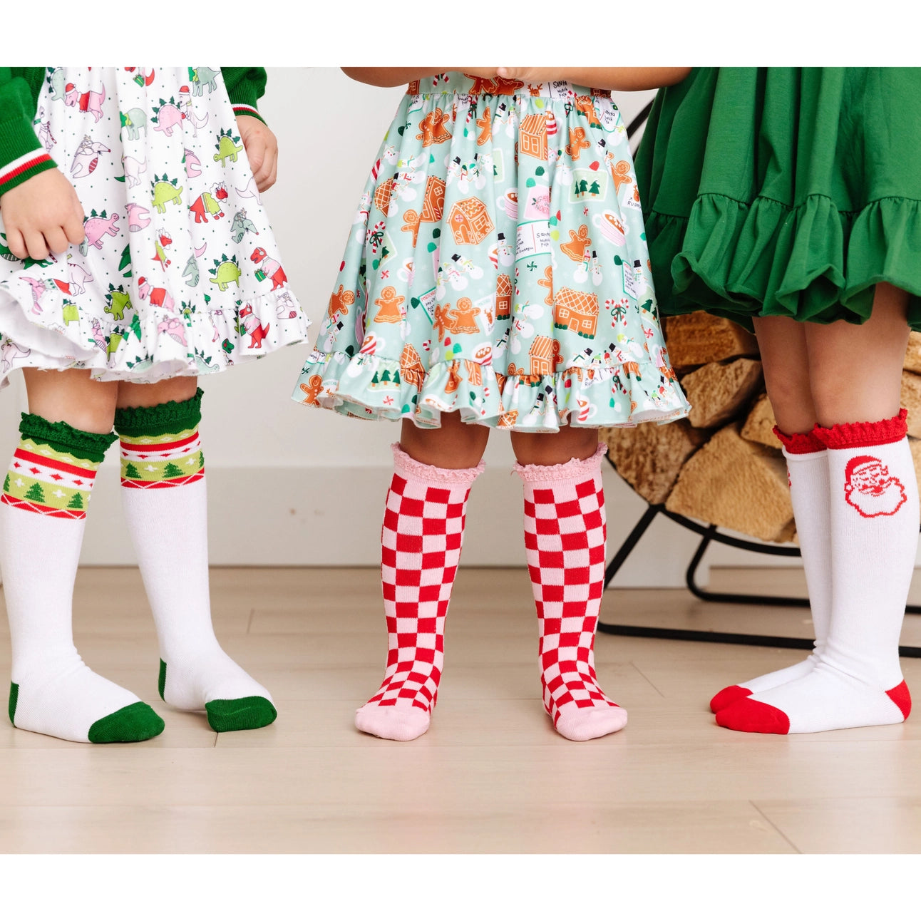 Merry & Bright Knee High Socks