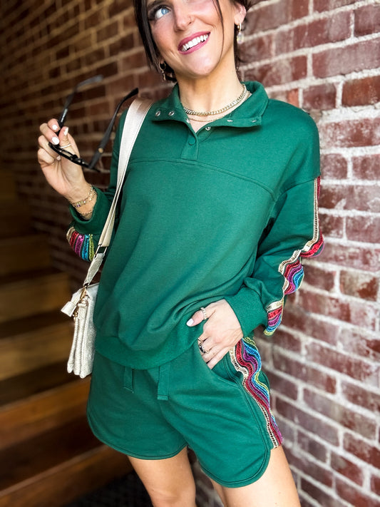 Side Hustle Sparkle Sweatshirt