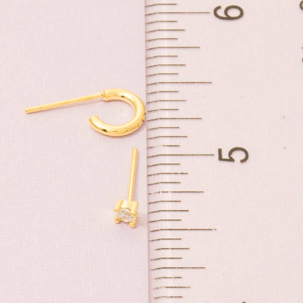 Mini Four Piece Post Stud Earrings