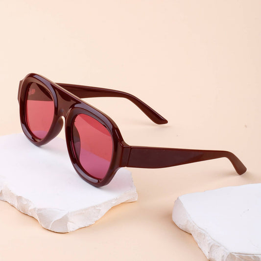 Retro Large-Frame Sunglasses