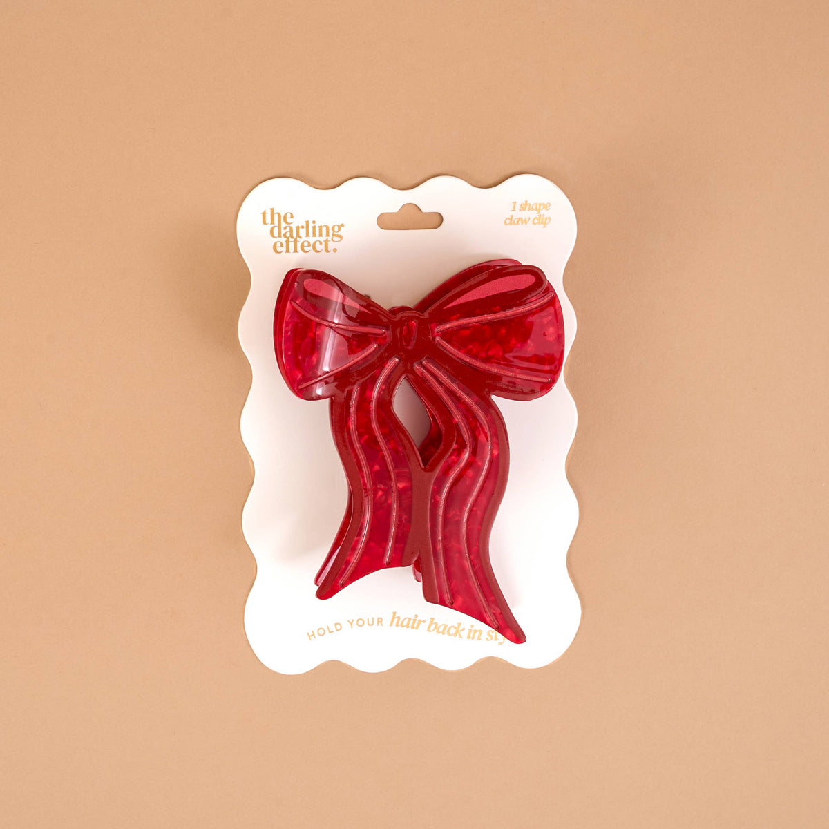 Claw Clip-Red Bow