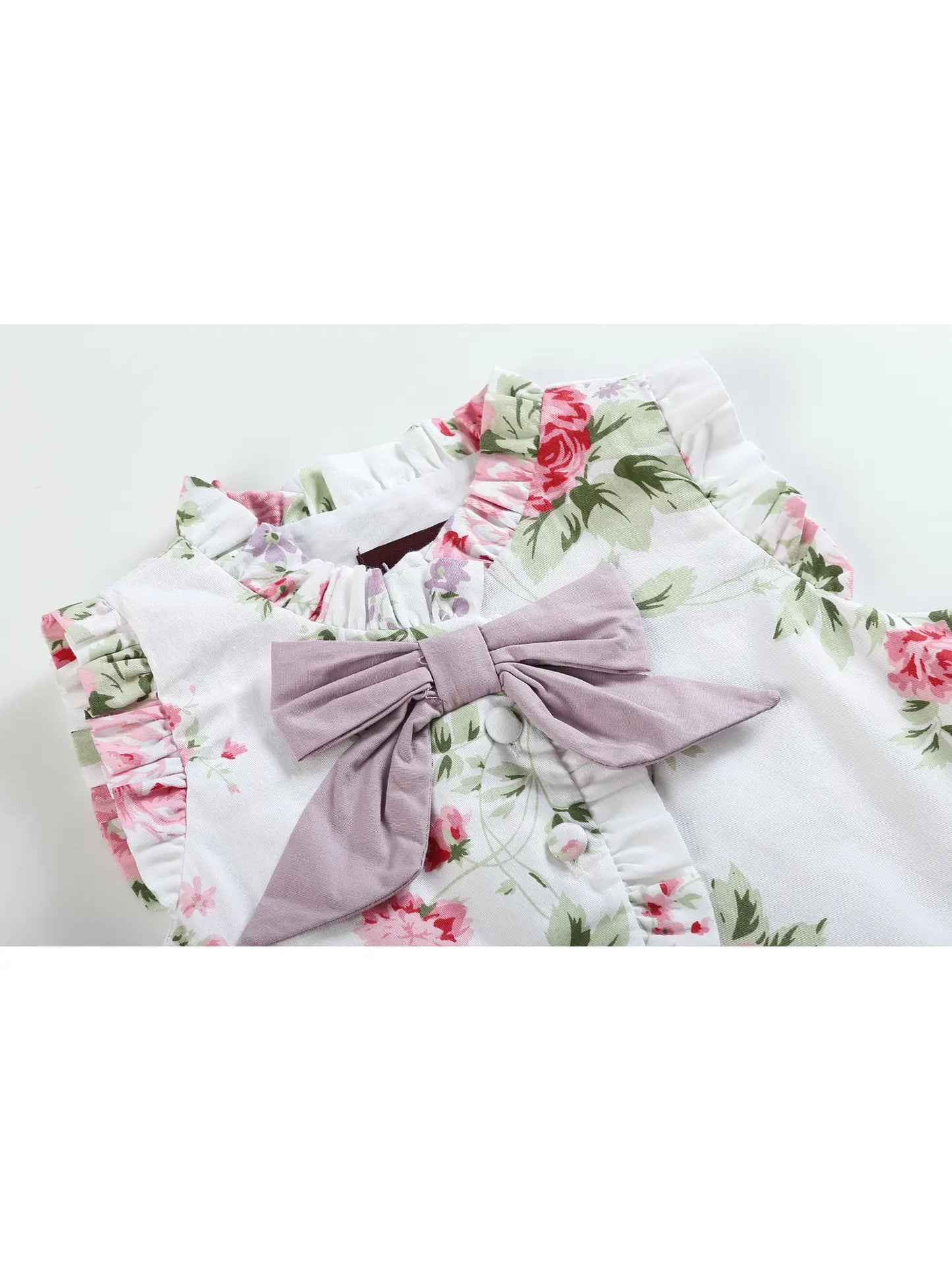 Ruffles & Bows Top + Bloomer Set