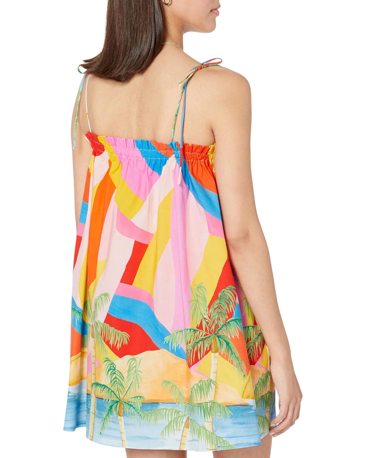 Rainbow Key Angel Mini Dress