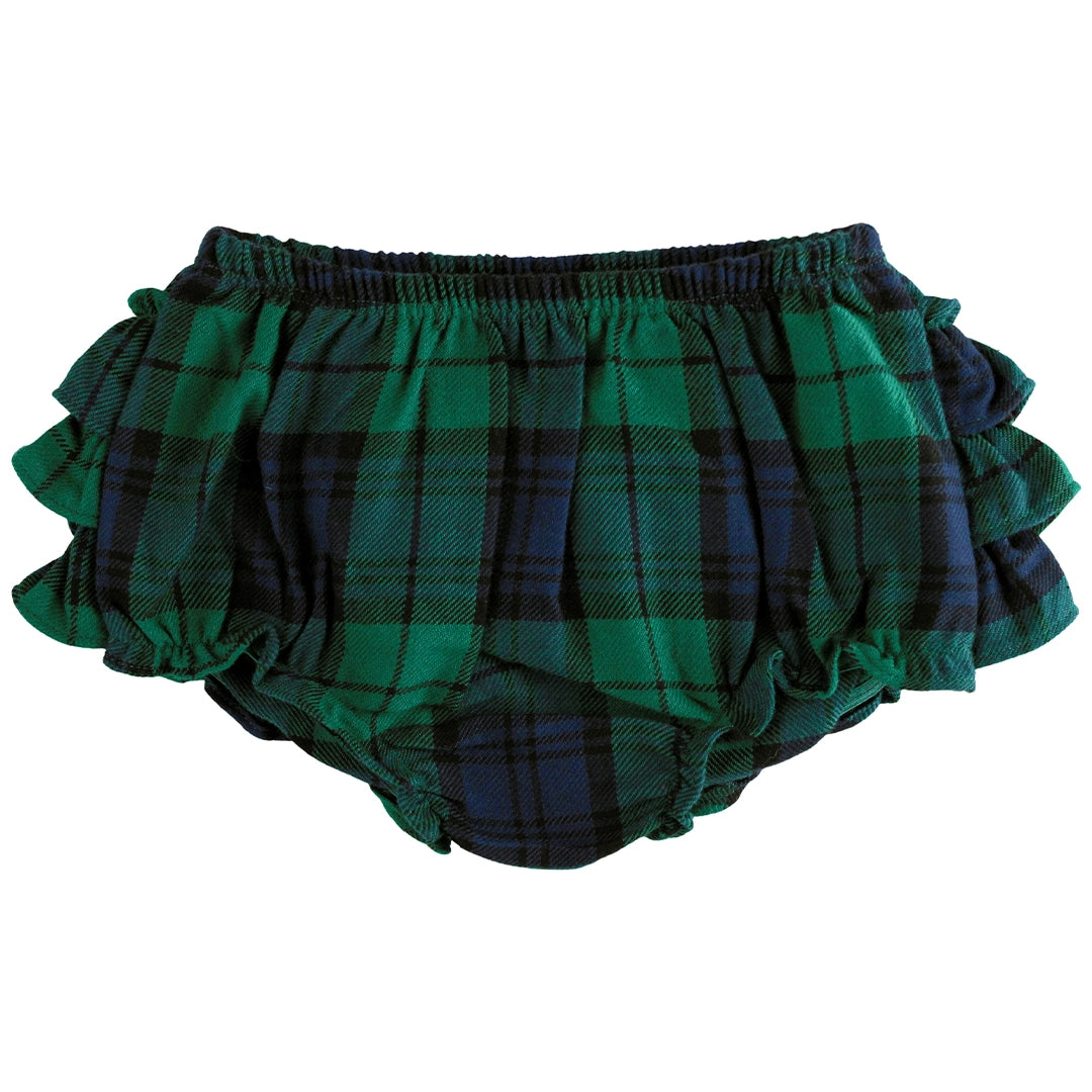 Plaid Flannel Bow RuffleButt