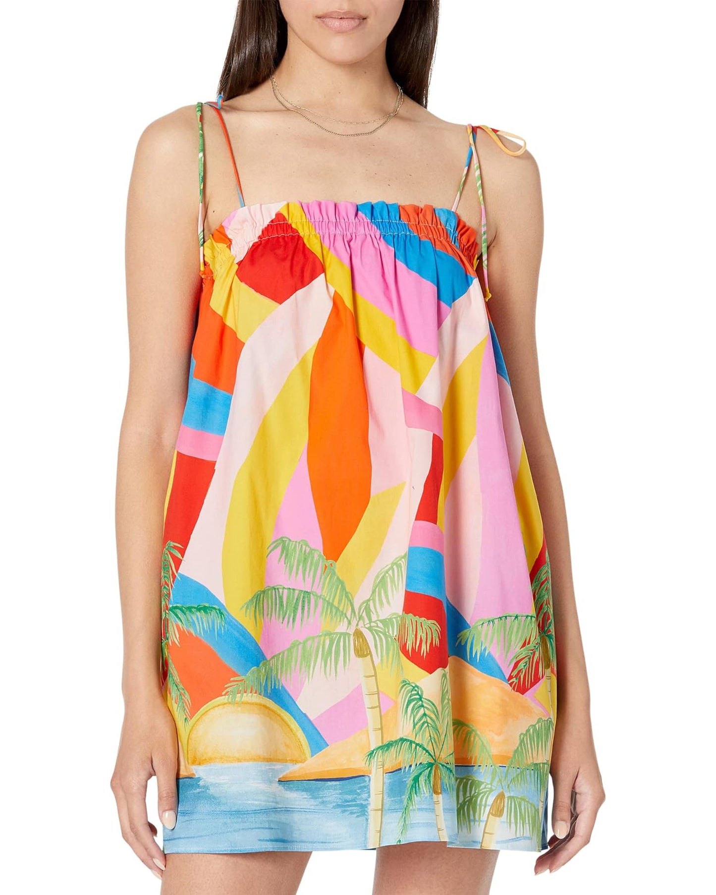 Rainbow Key Angel Mini Dress