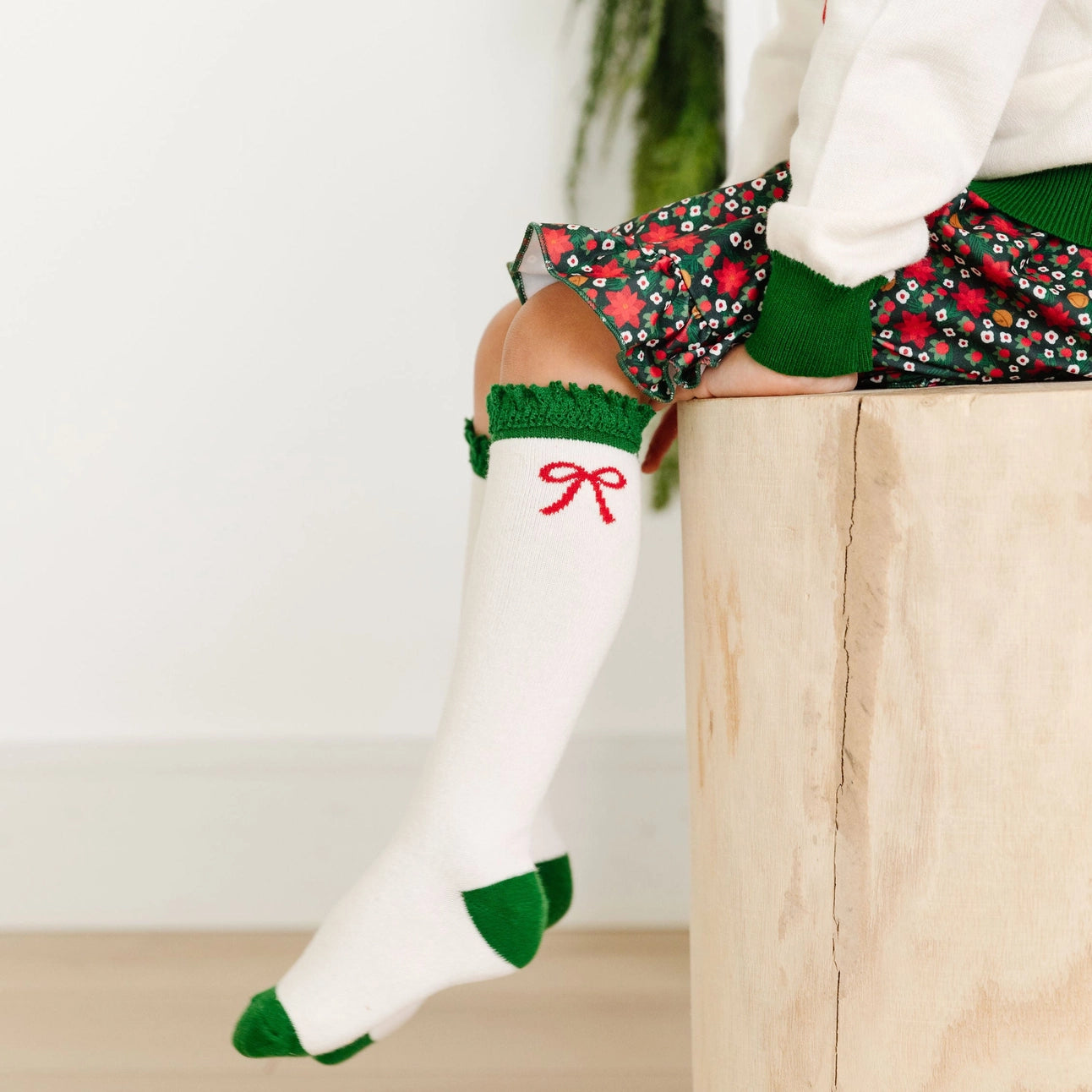 Tree Farm Knee High Socks