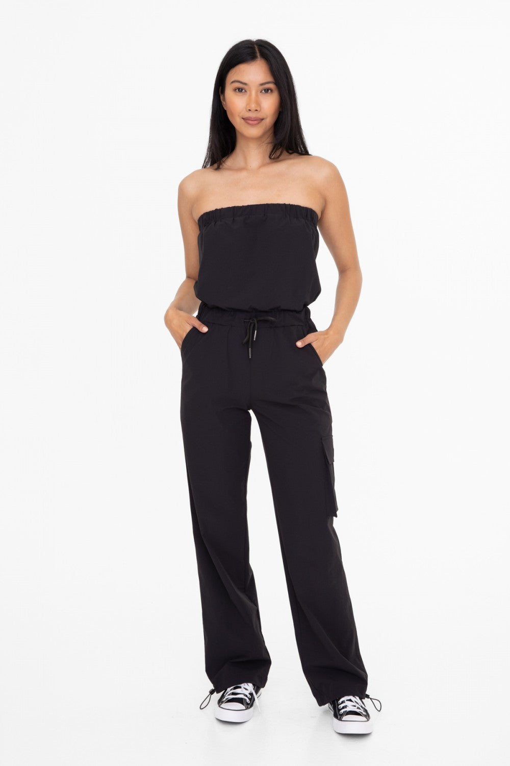 Young fabulous and broke cheap strapless jumpsuit