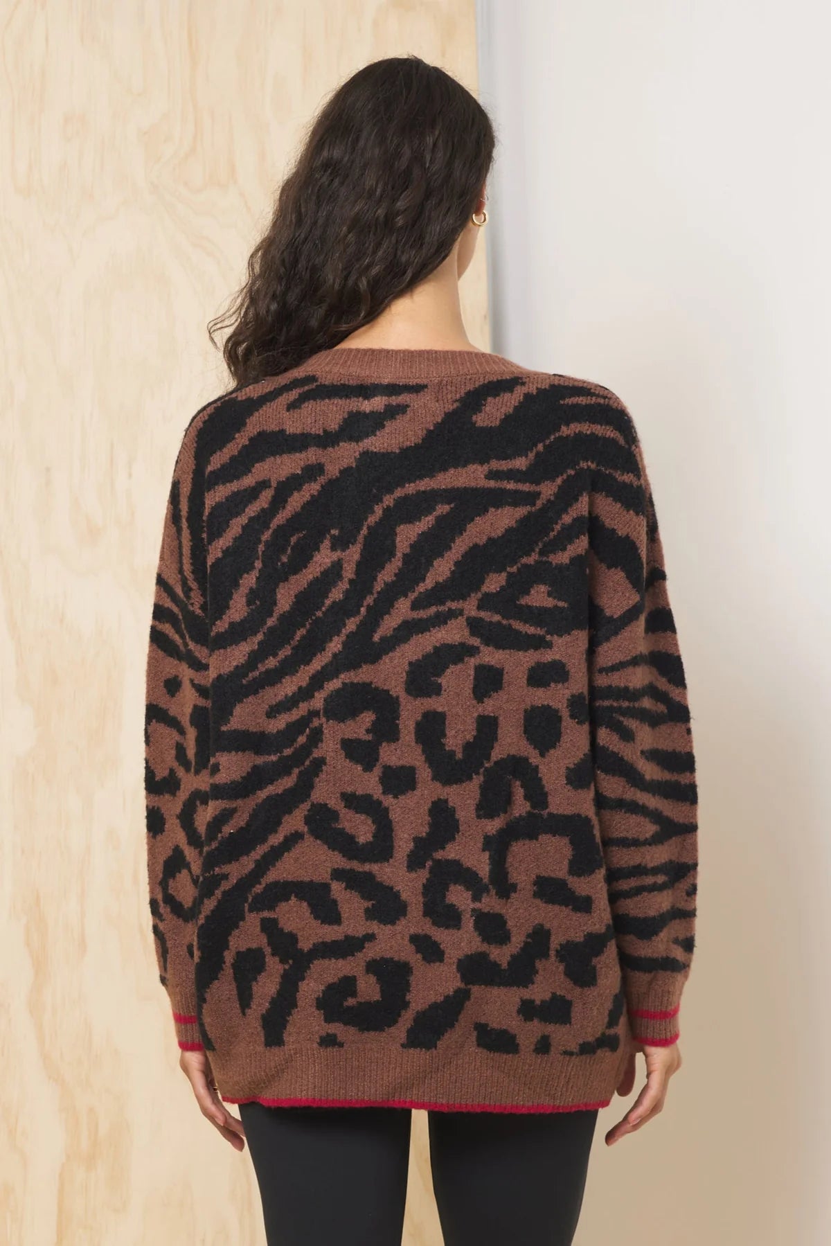 Mia Wild V Neck Sweater