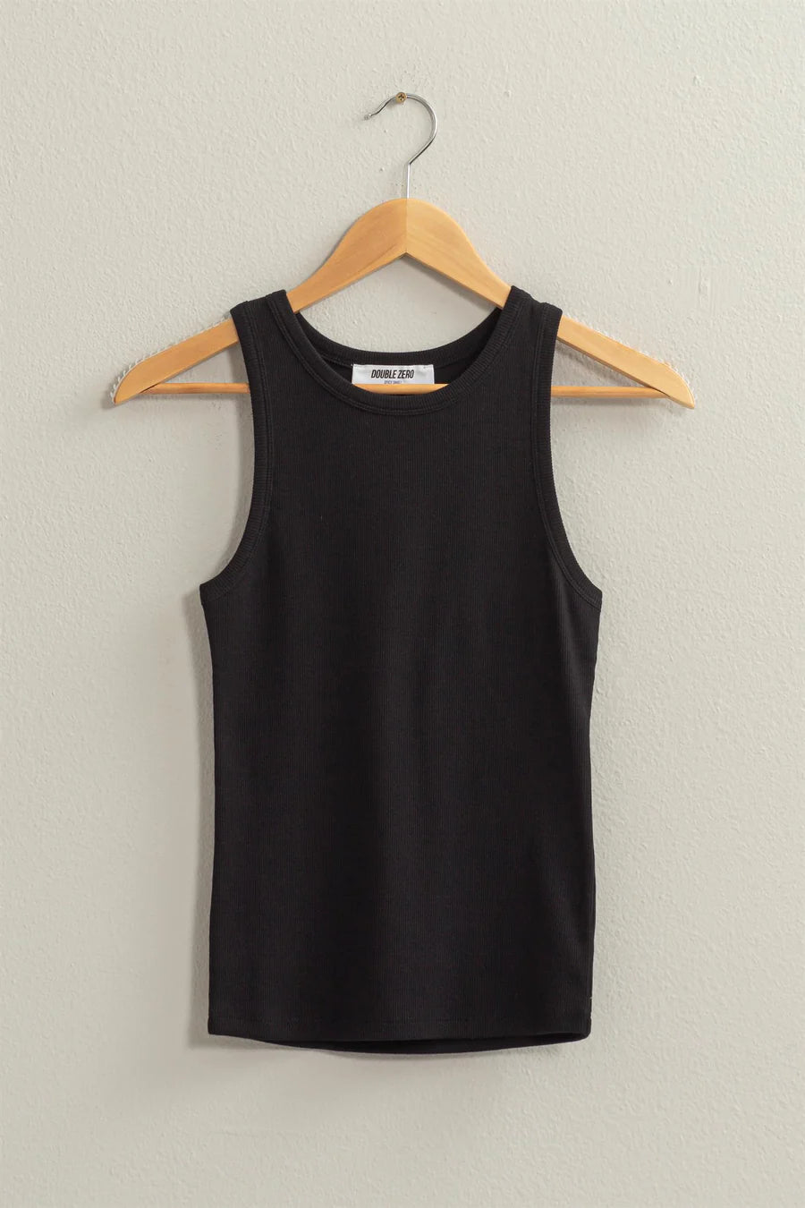 Ribbed Round Neck Tanks