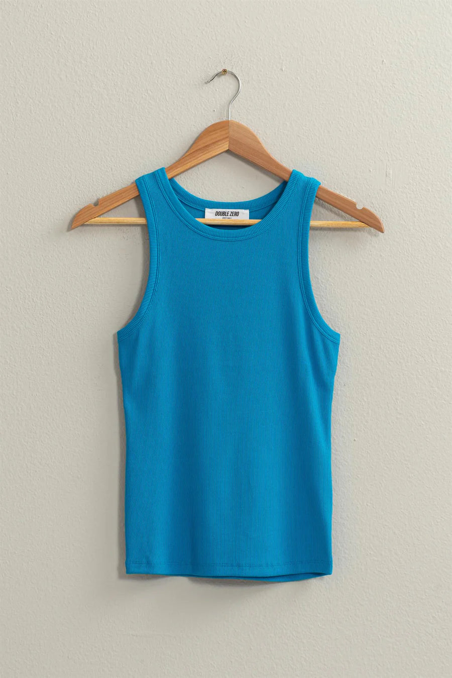 Ribbed Round Neck Tanks