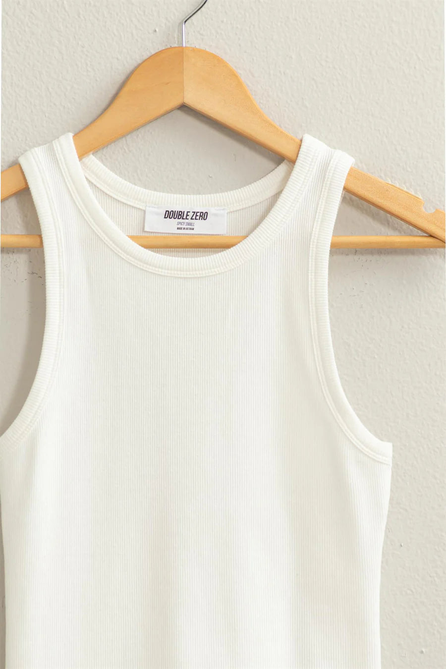 Ribbed Round Neck Tanks