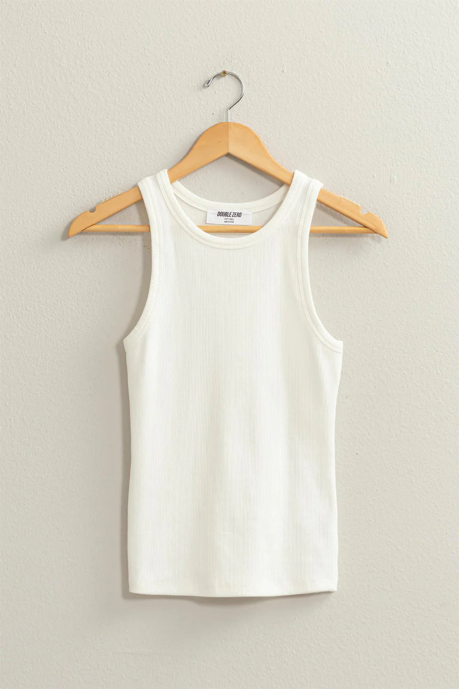 Ribbed Round Neck Tanks