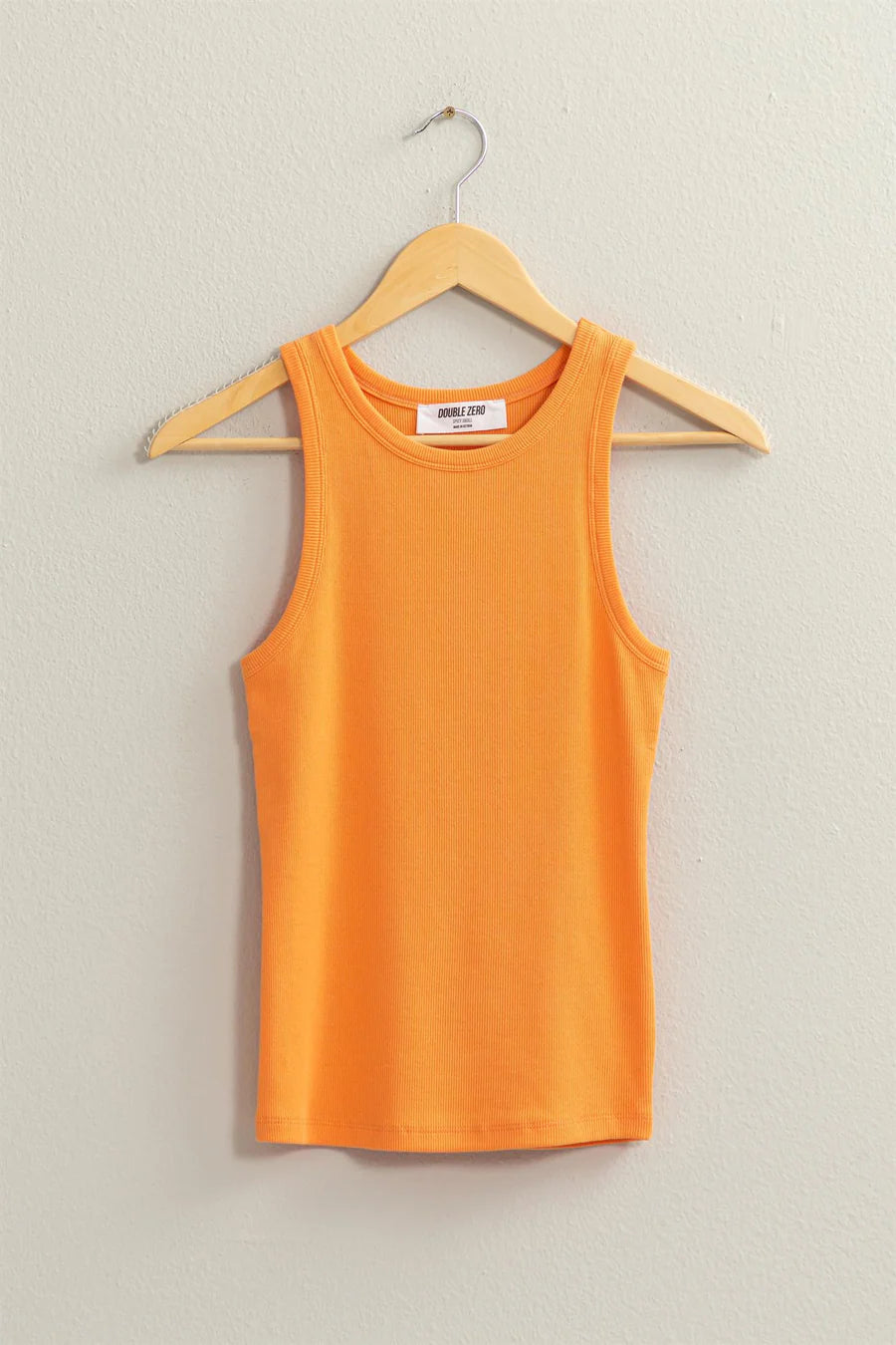 Ribbed Round Neck Tanks