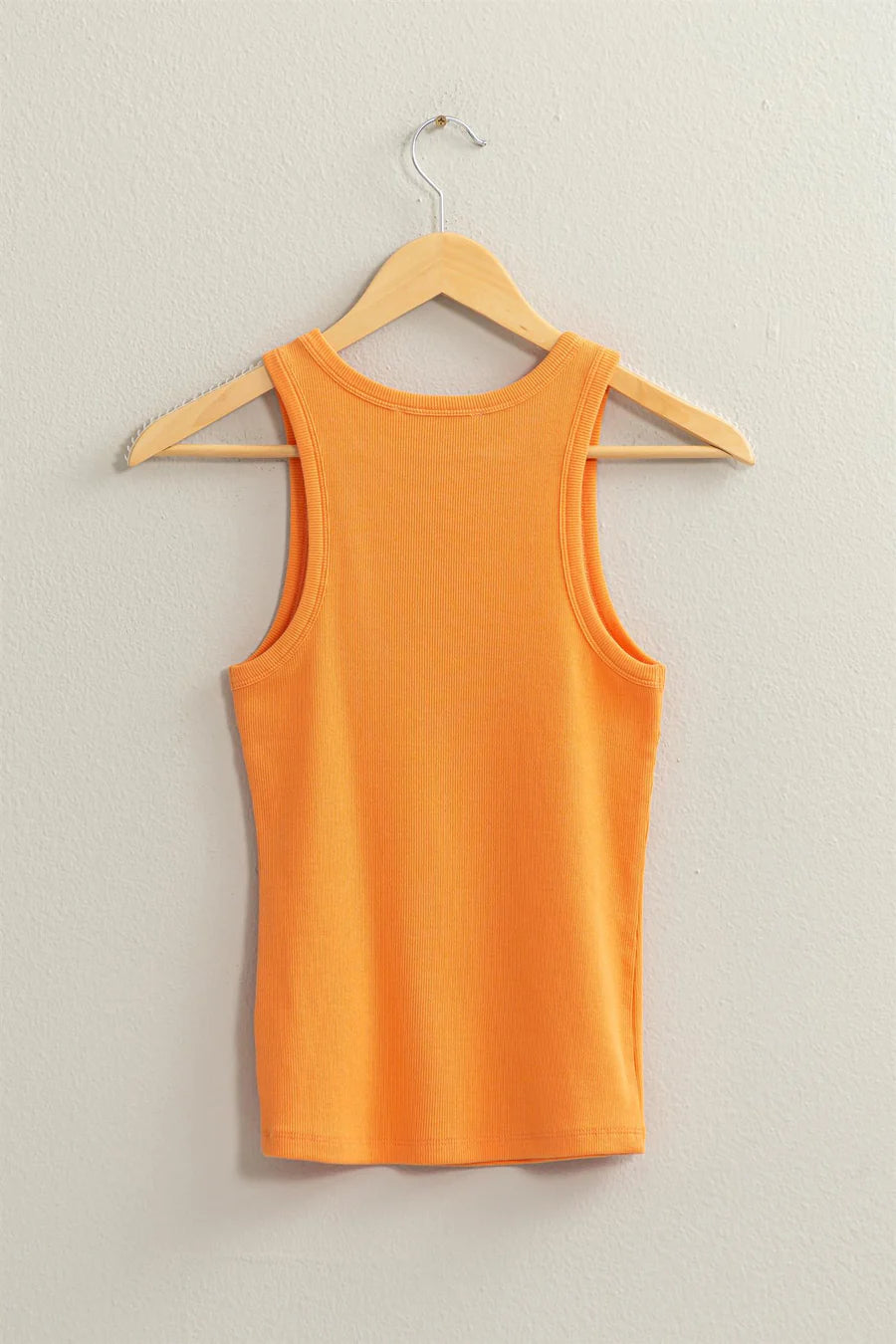 Ribbed Round Neck Tanks