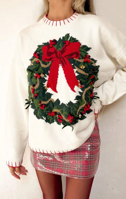 Beckett Wreath Sweater