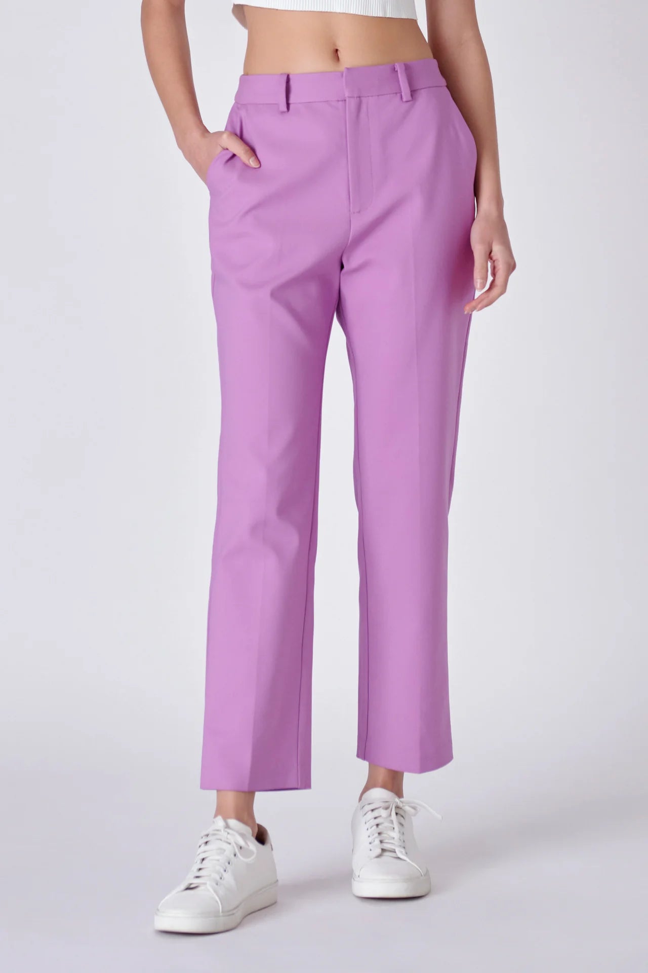 Lilac 2025 cropped trousers