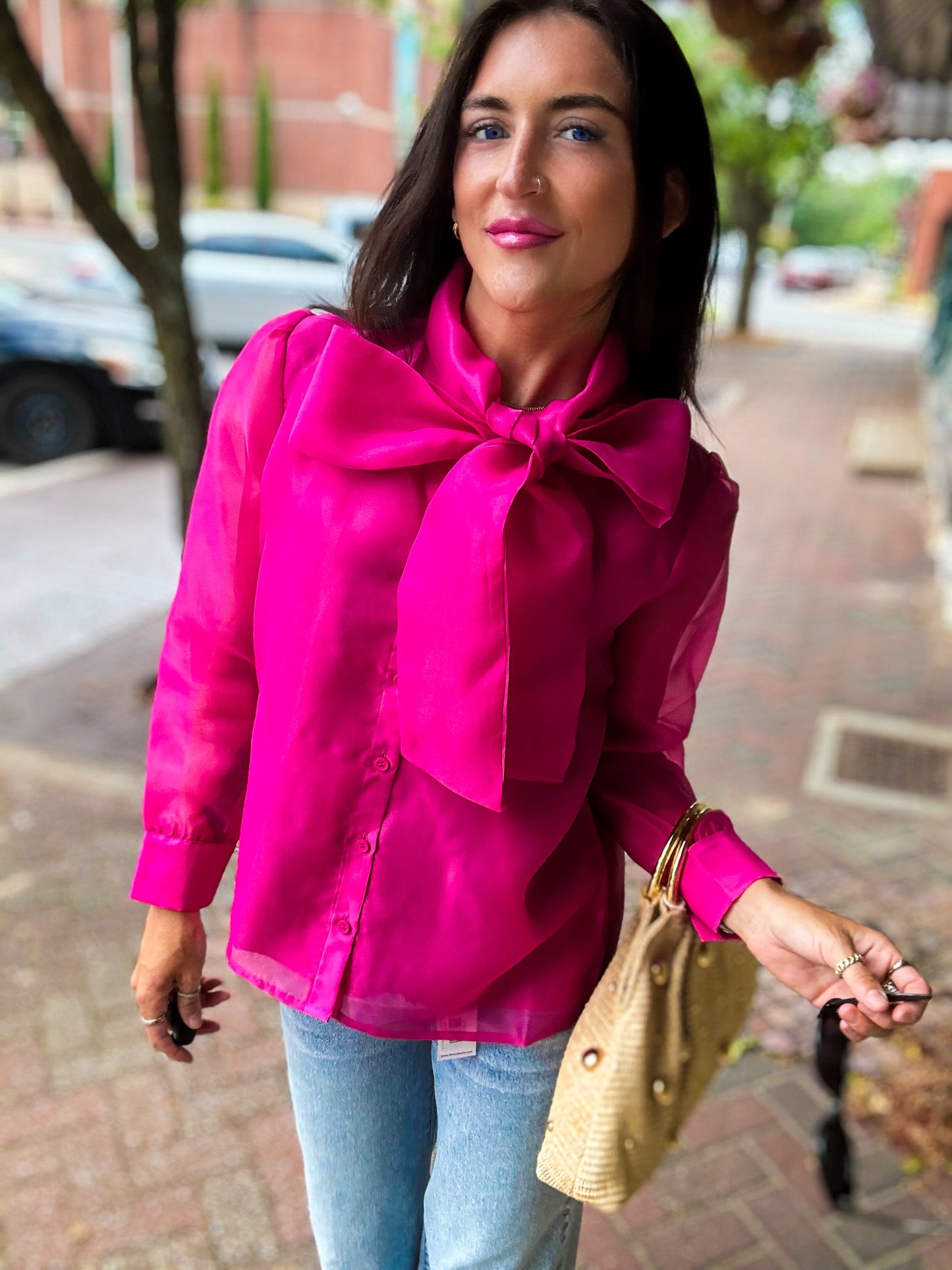 Pink Bold & Tied Top