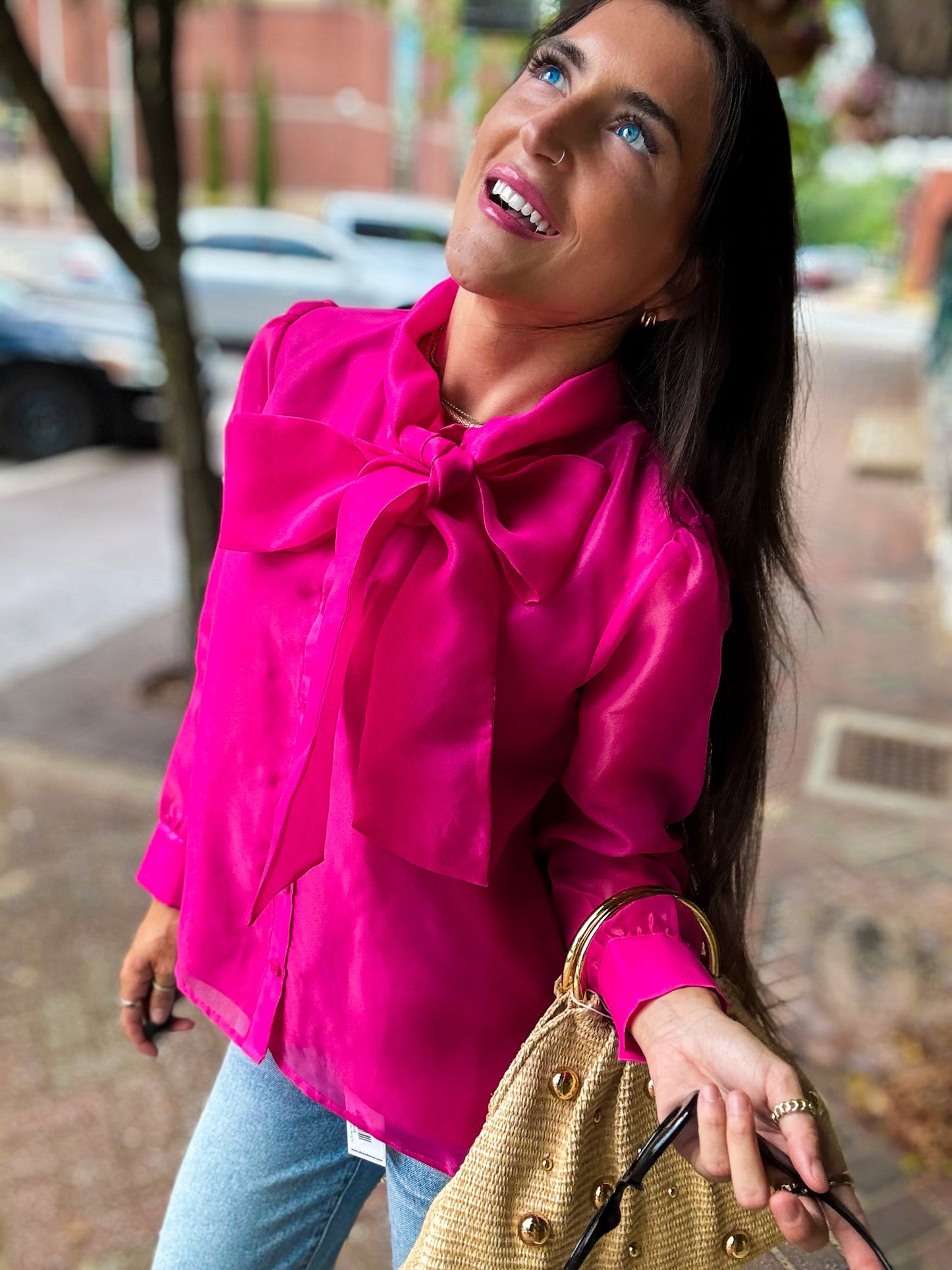Pink Bold & Tied Top