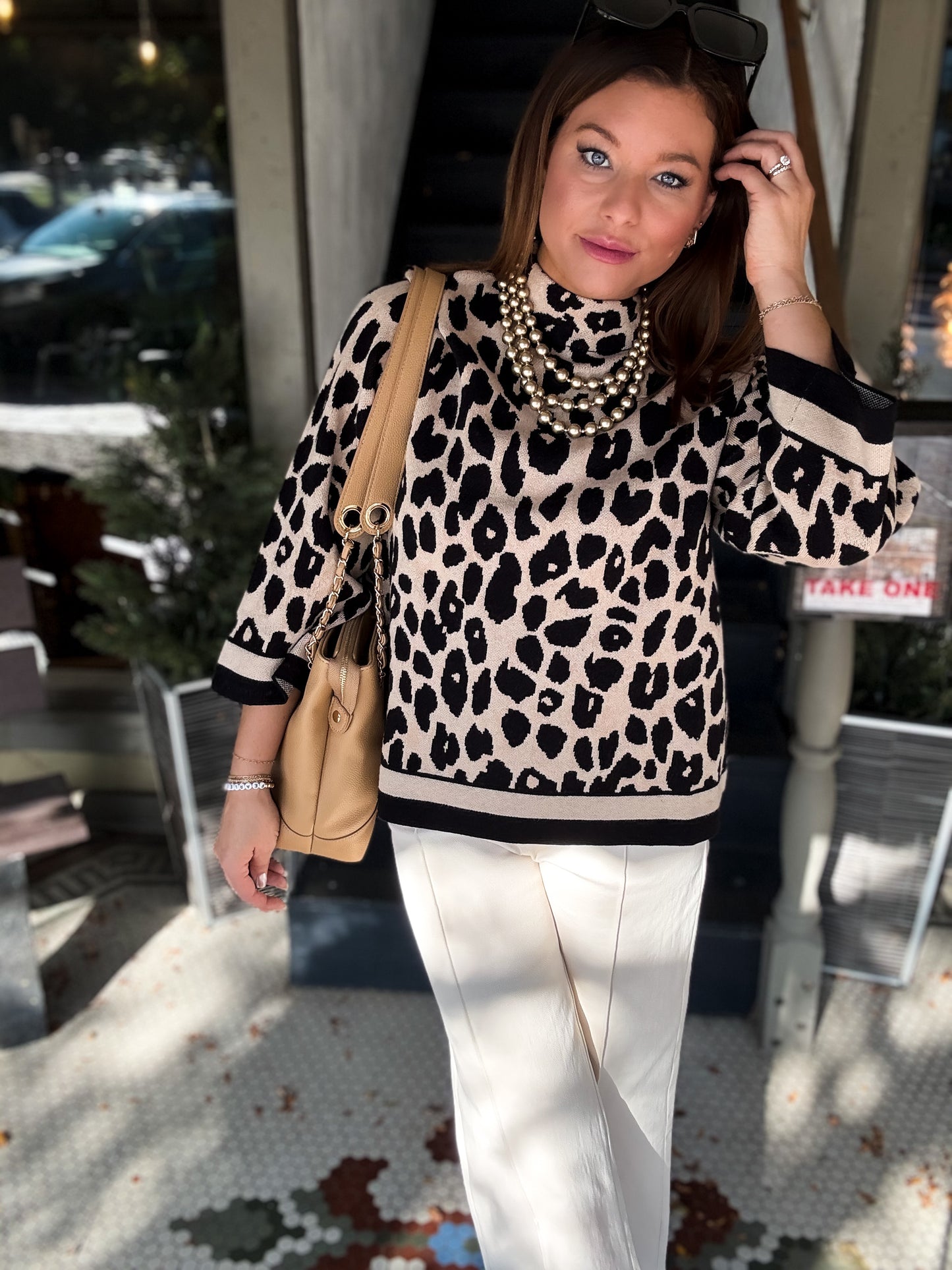 City Prowl Spotted Sweater