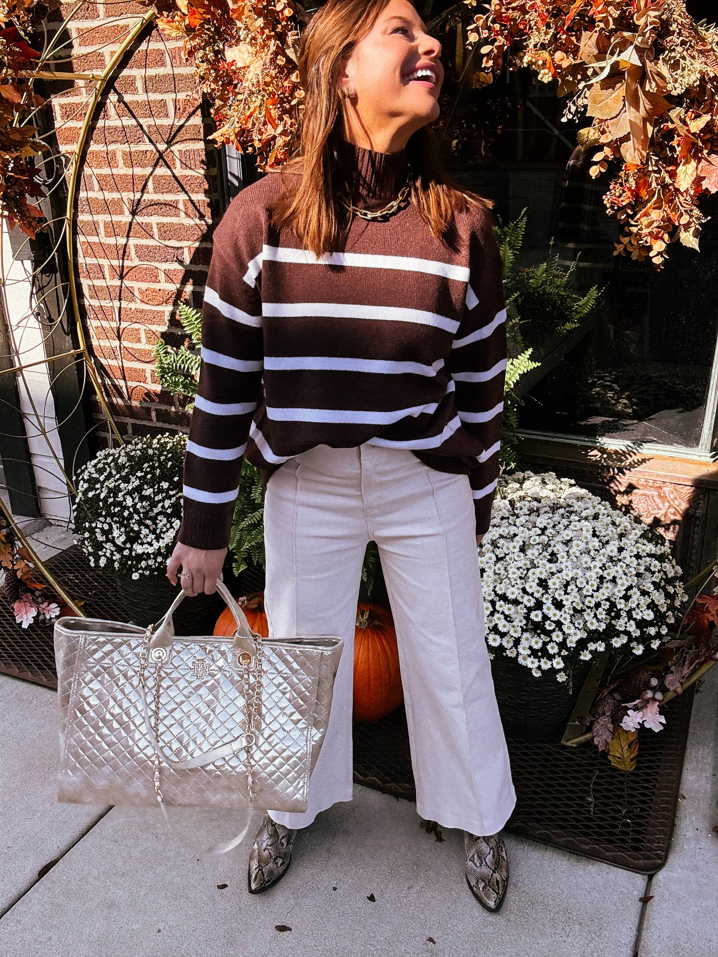 Chestnut Stripe Sweater