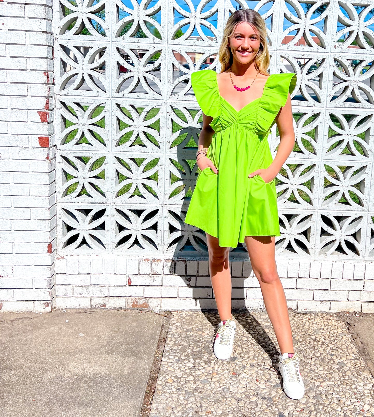 A Twist of Lime Dress