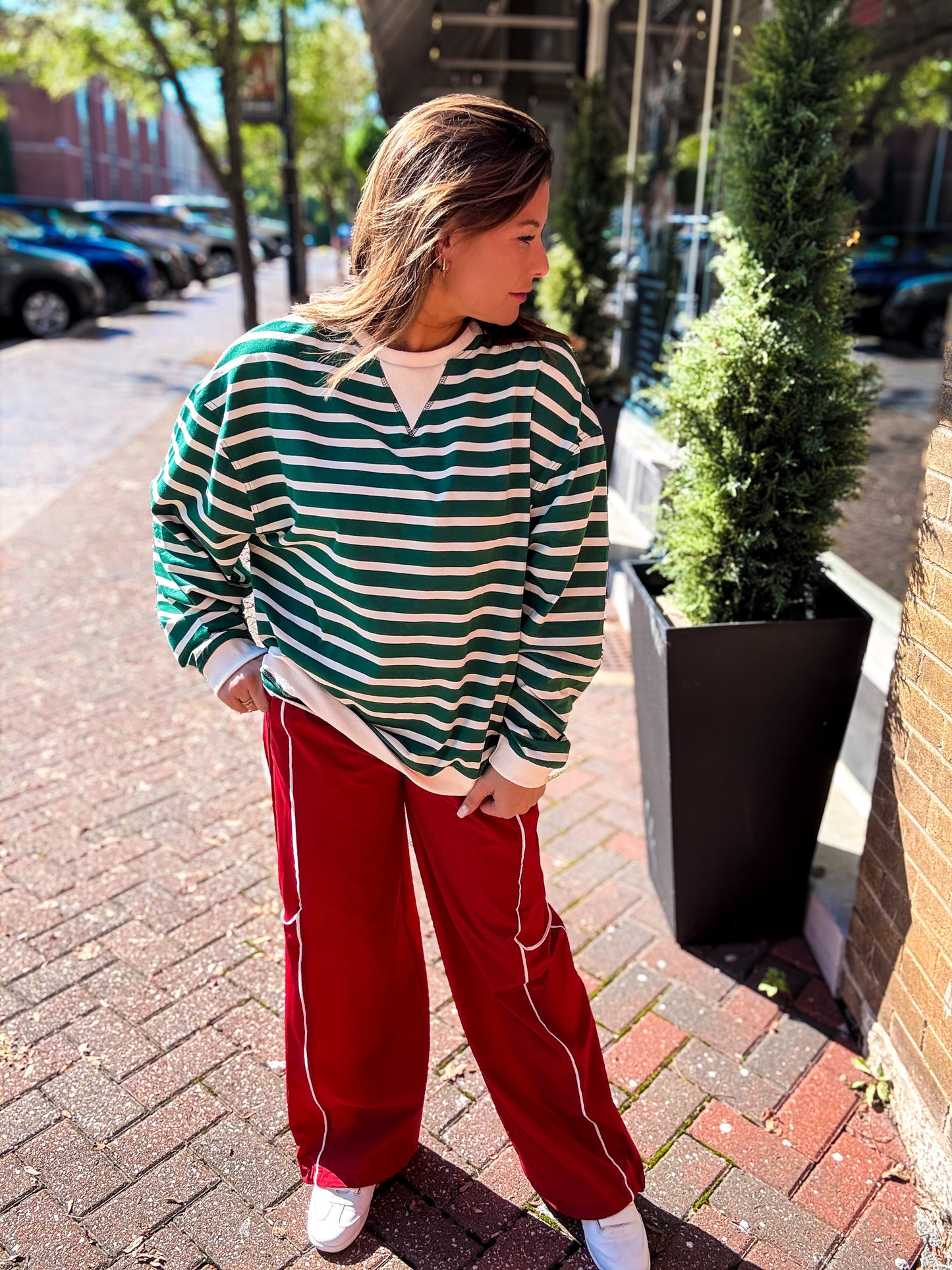 Weekend Stripes Pullover