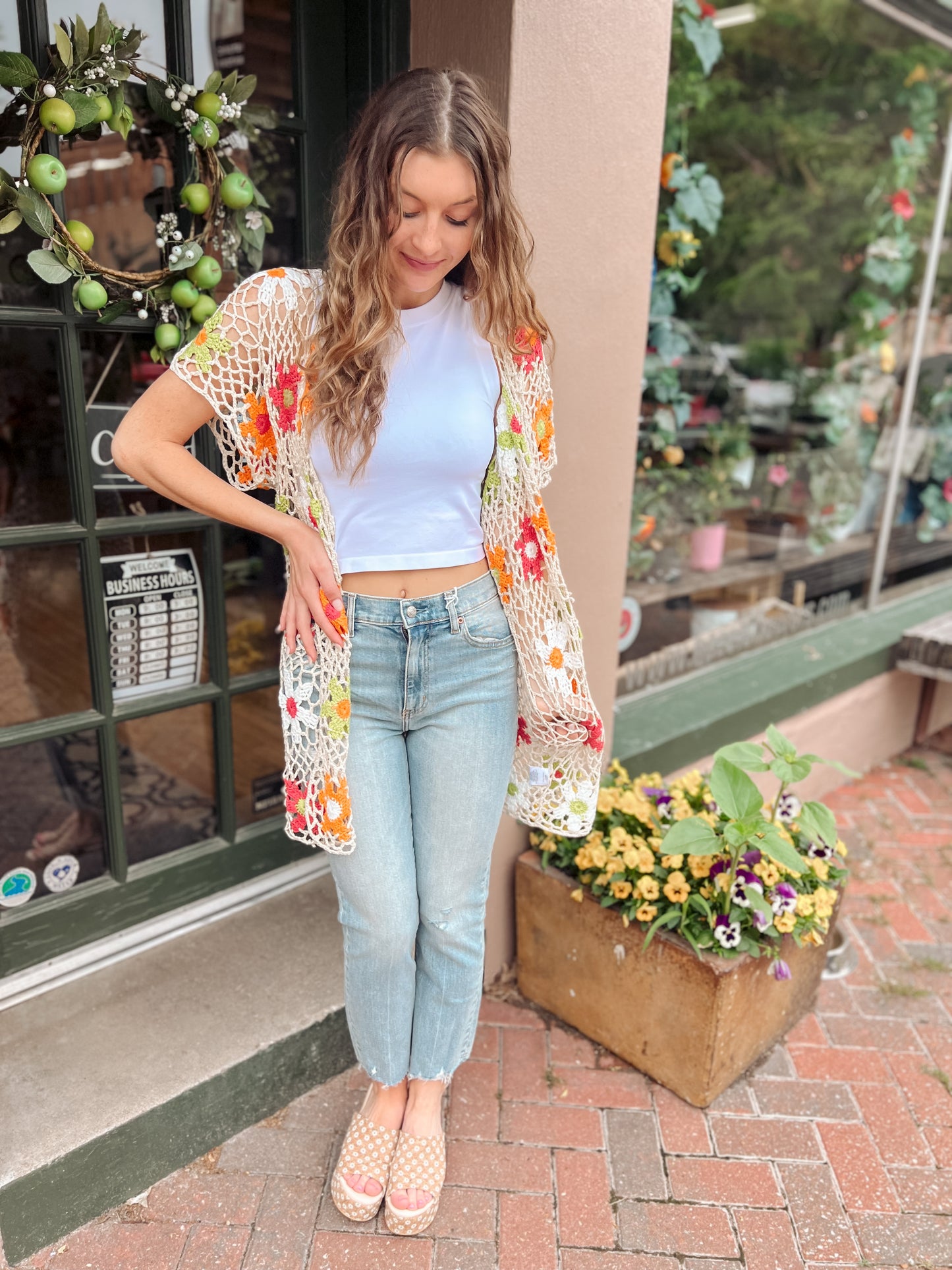 Wild Hippie Crochet Cardigan