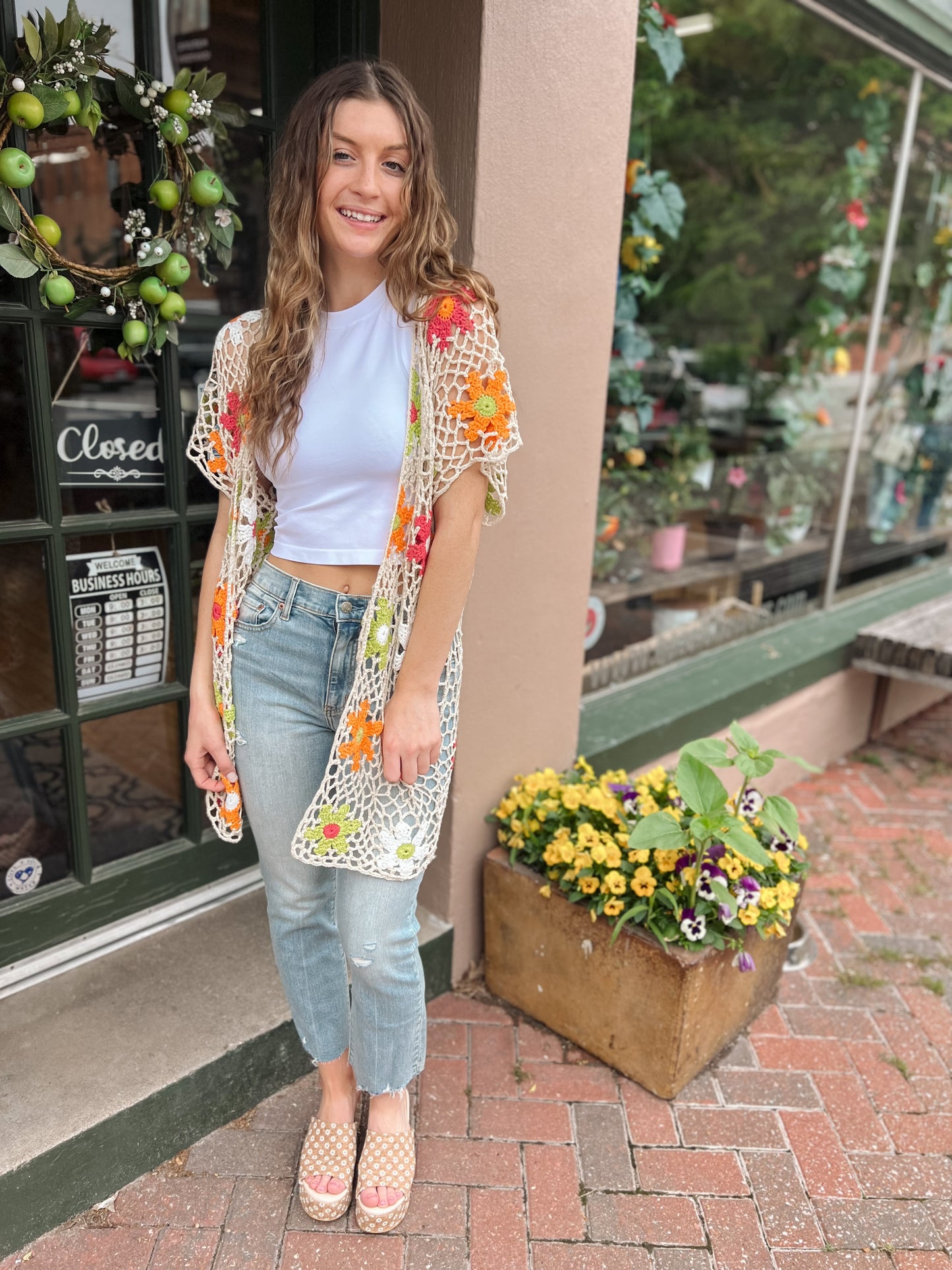 Wild Hippie Crochet Cardigan
