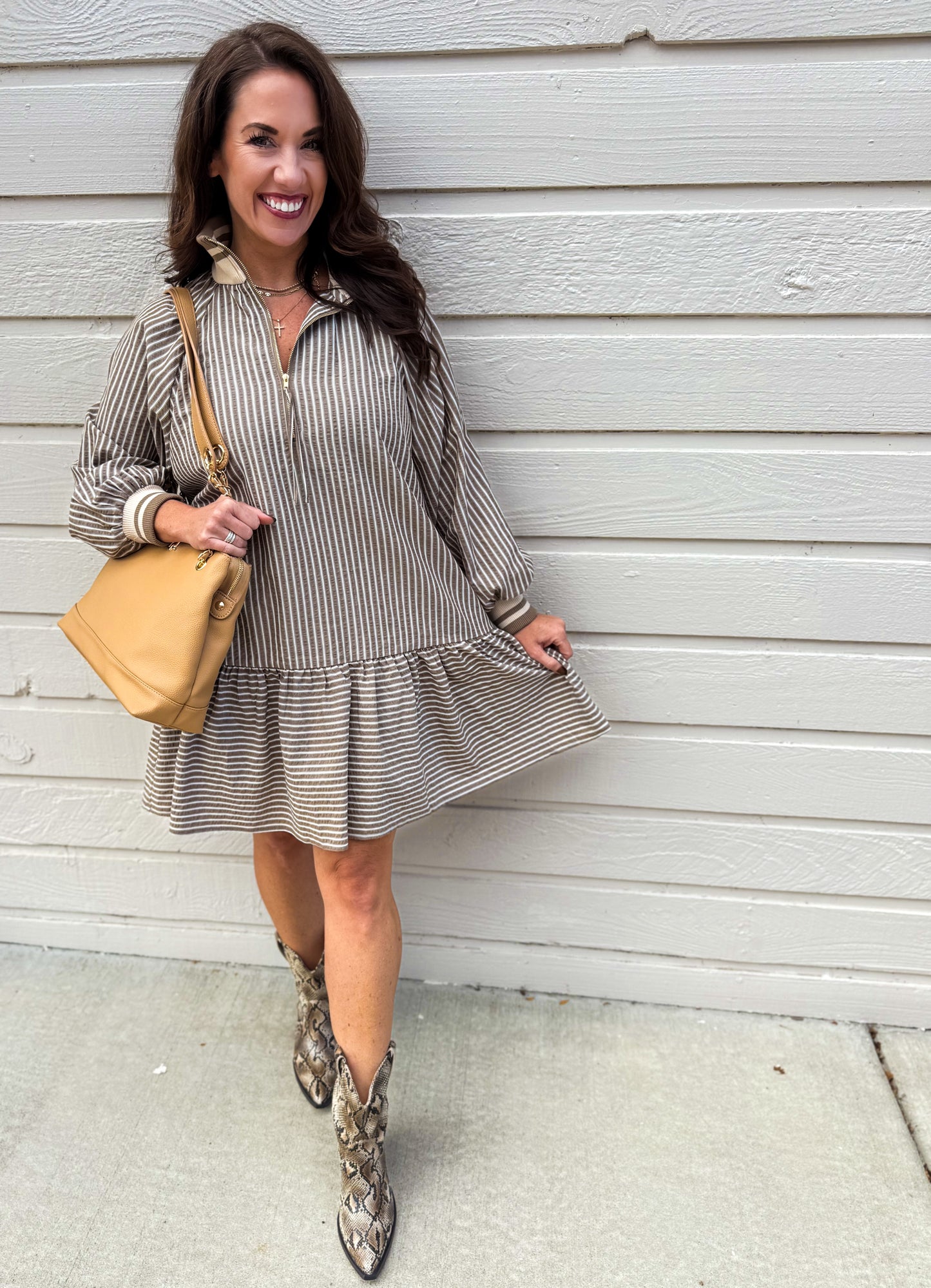 Becky Stripe Dress