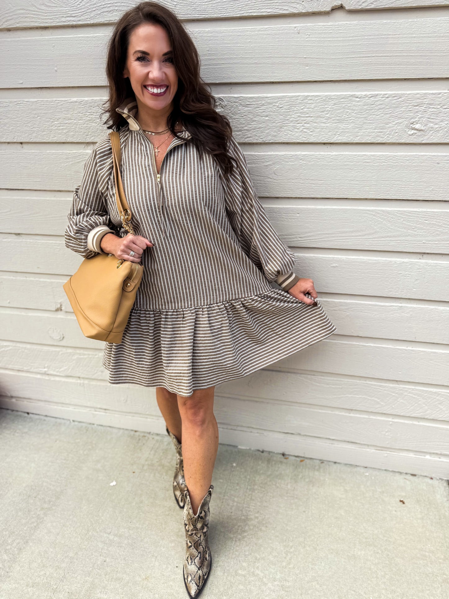 Becky Stripe Dress