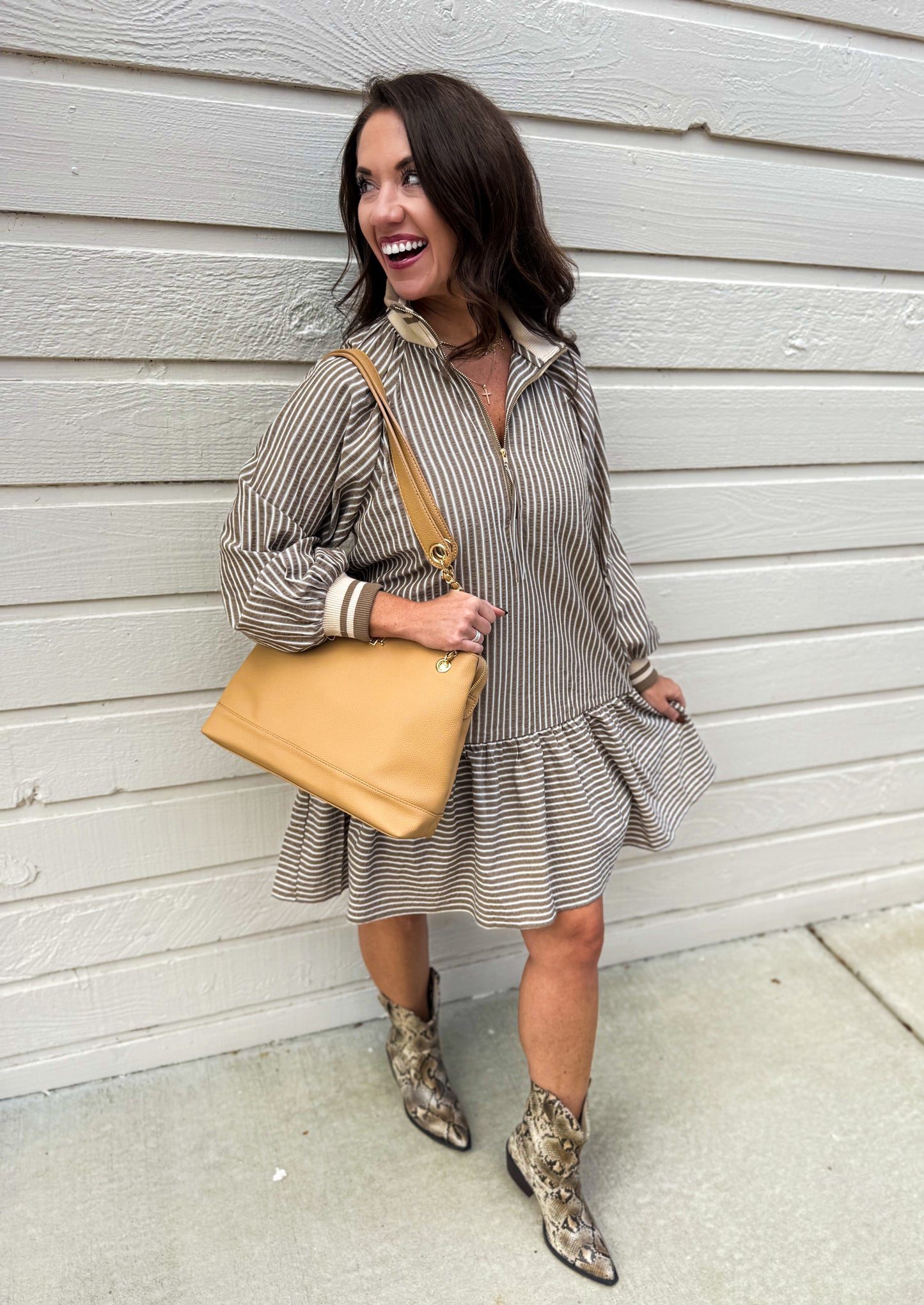Becky Stripe Dress