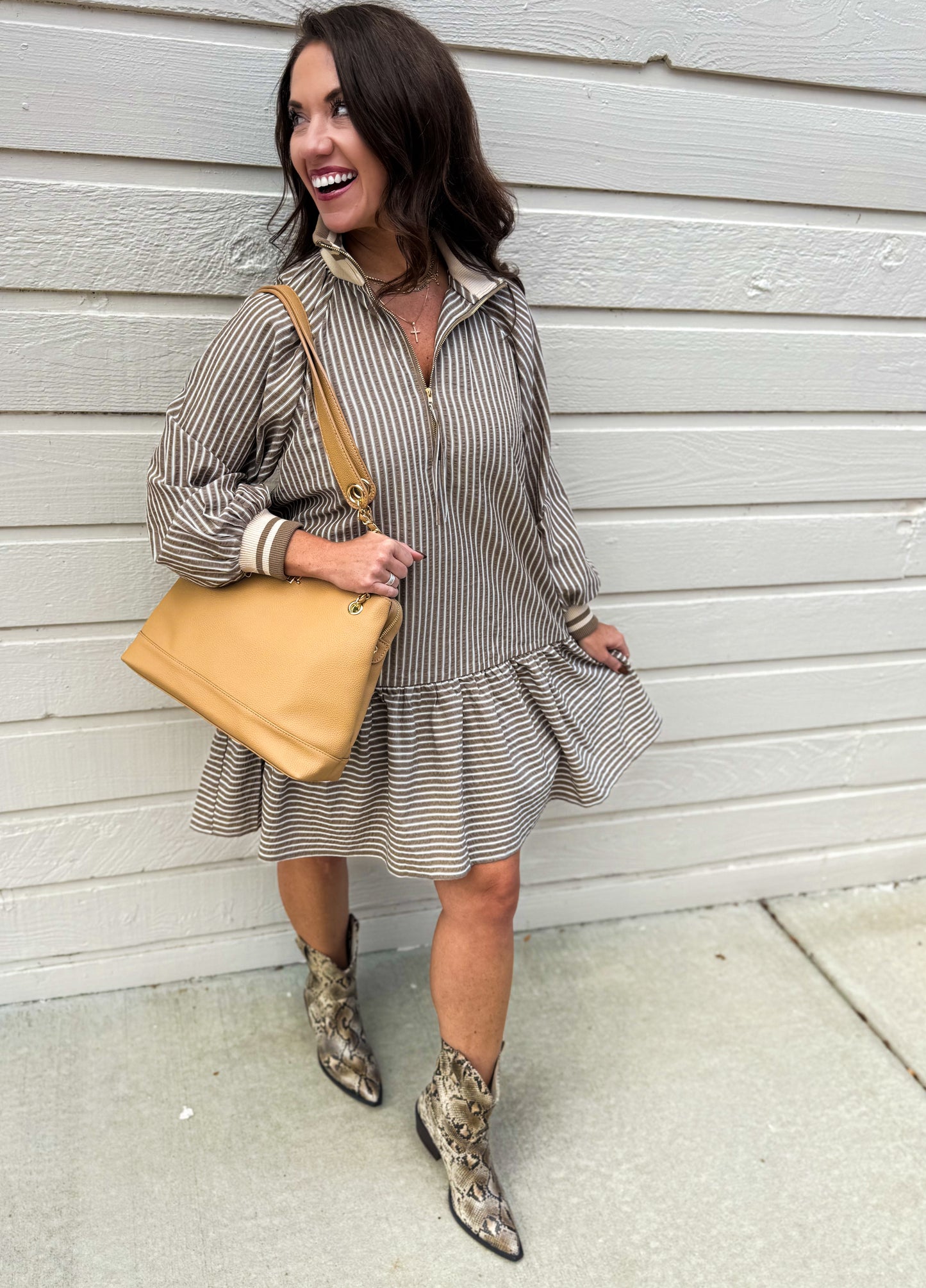 Becky Stripe Dress