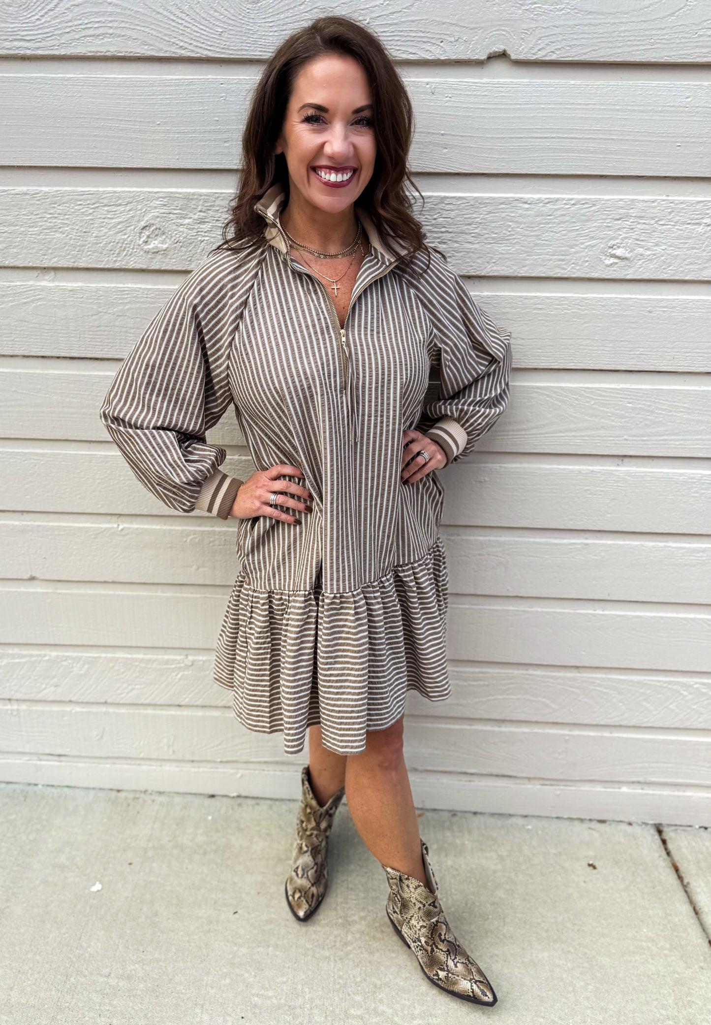 Becky Stripe Dress