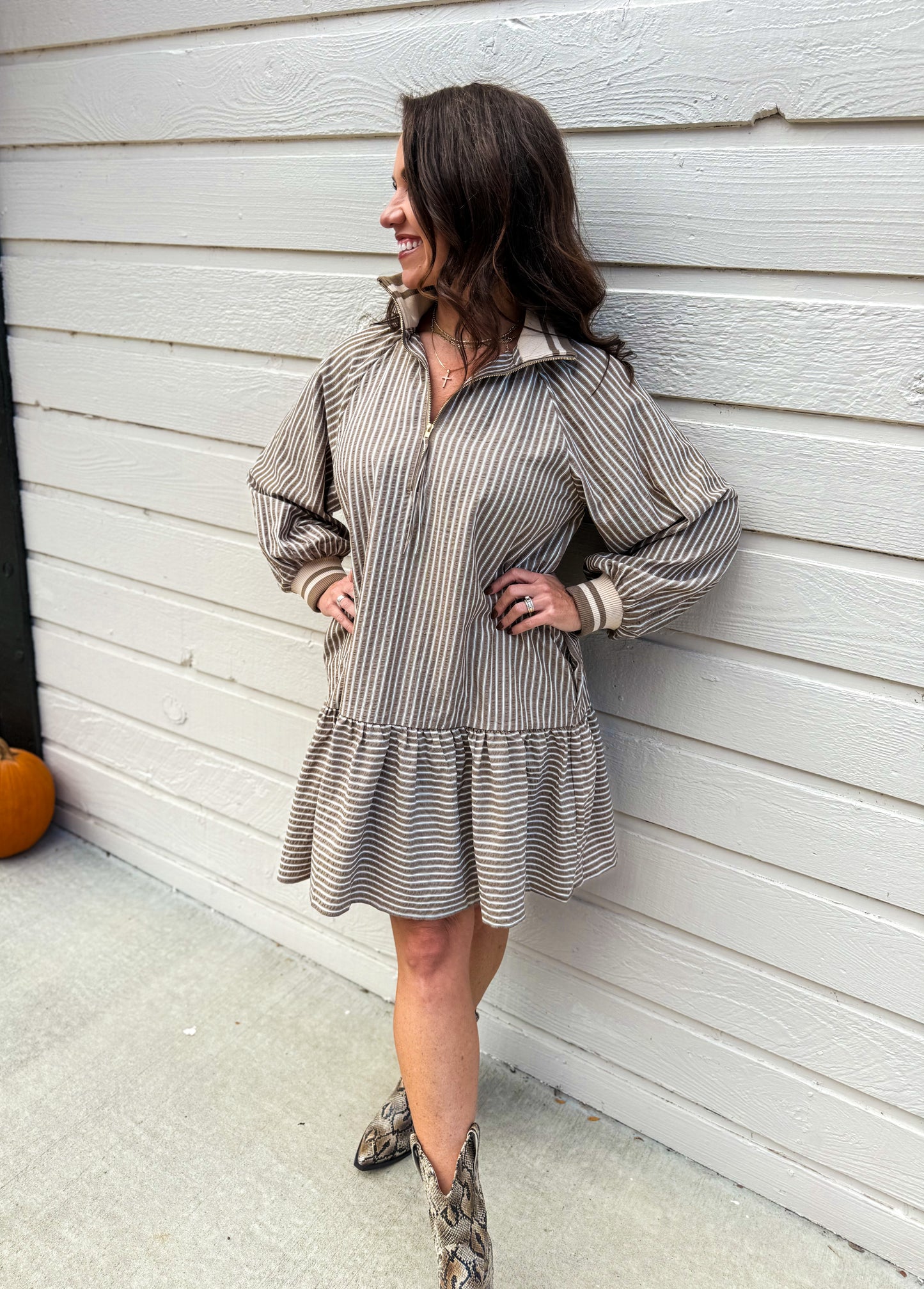 Becky Stripe Dress