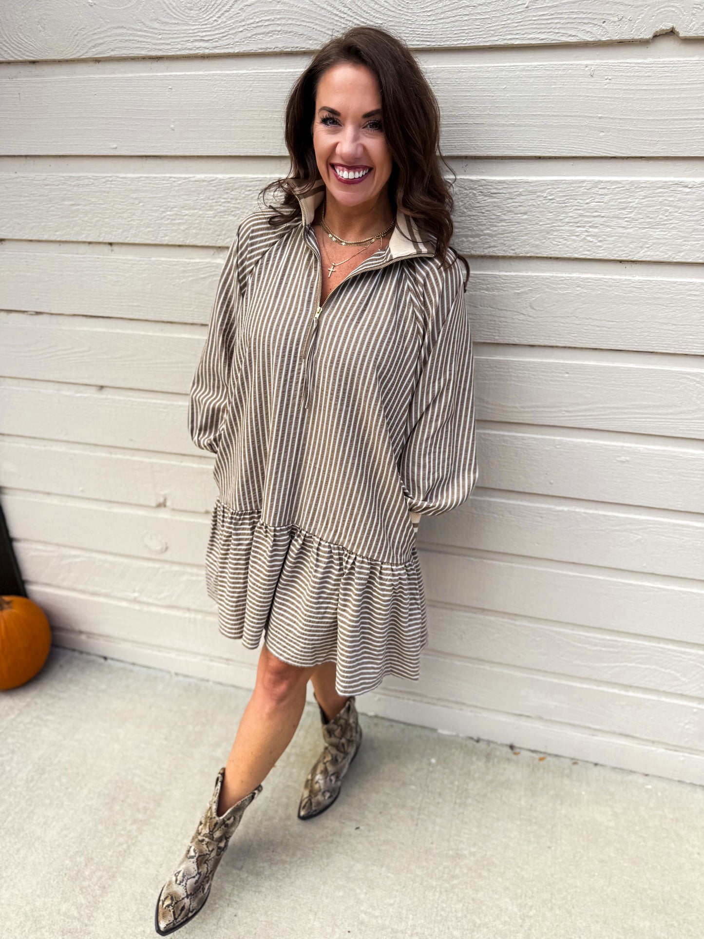 Becky Stripe Dress