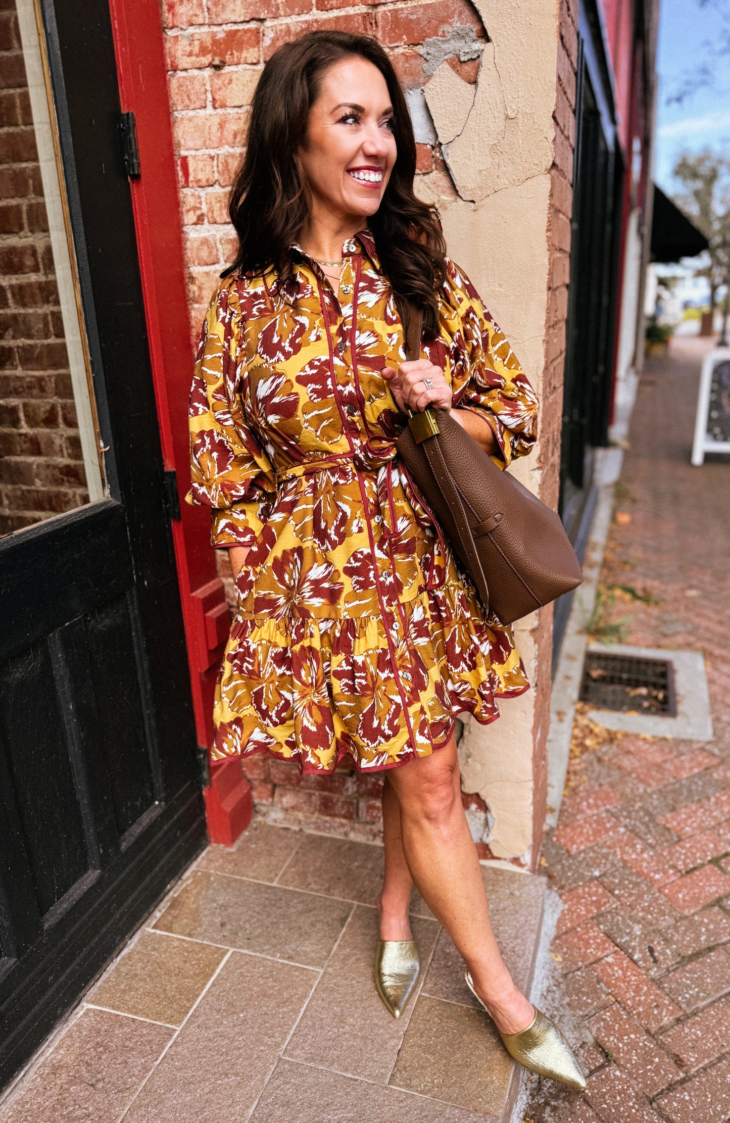 Elizabeth Taylor Tie Waist Dress