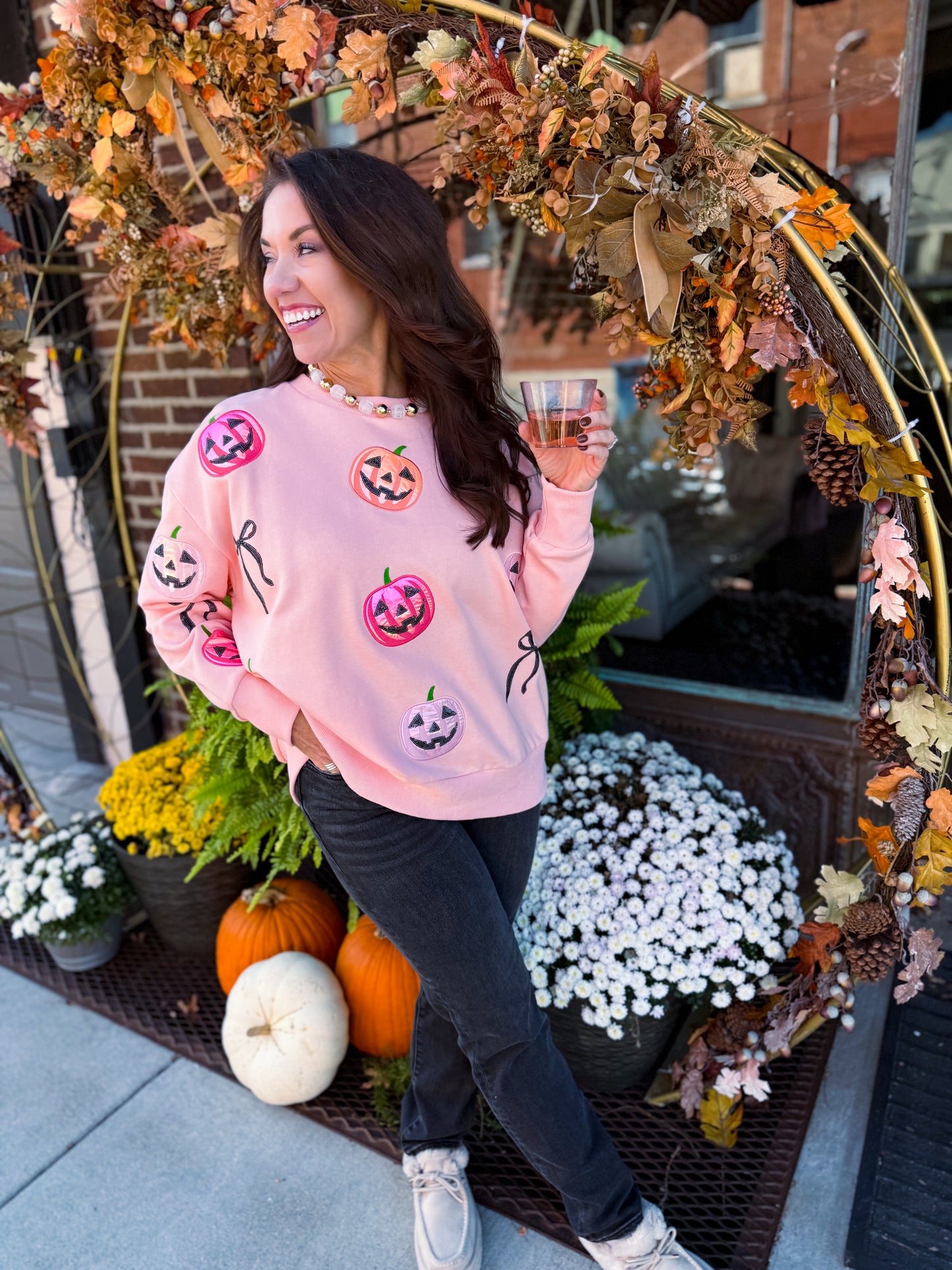 Jackie O Lantern Sweatshirt