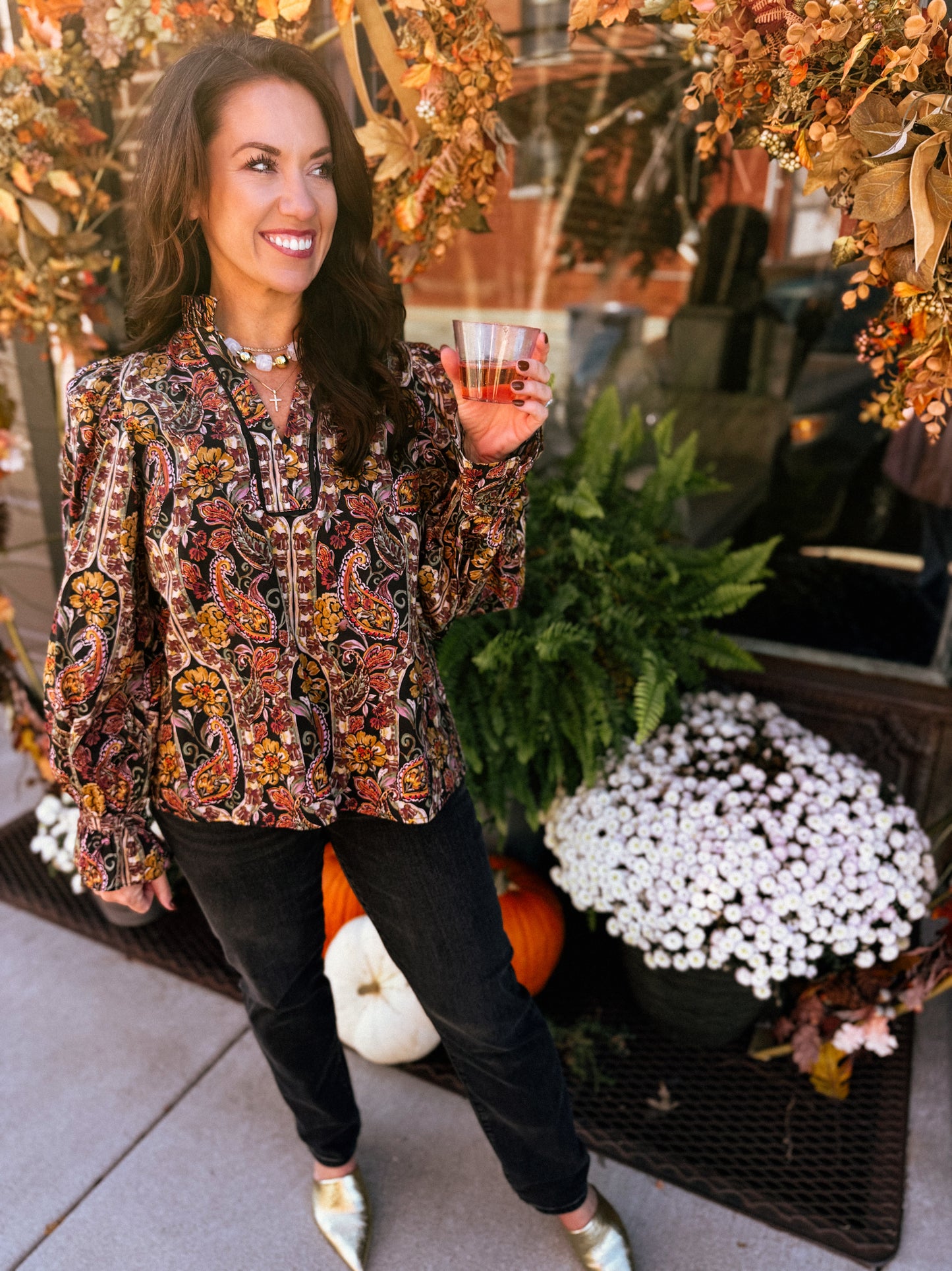 Perfectly Paisley Blouse