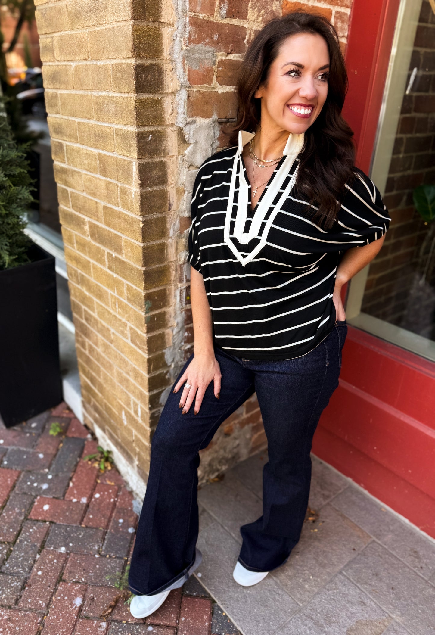 Chelsea Stripe Knit Top