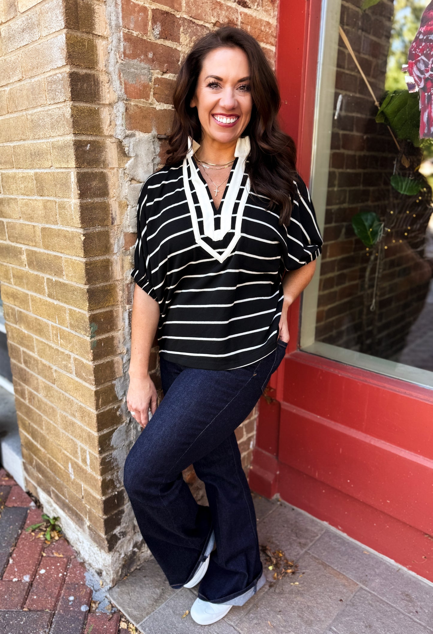 Chelsea Stripe Knit Top