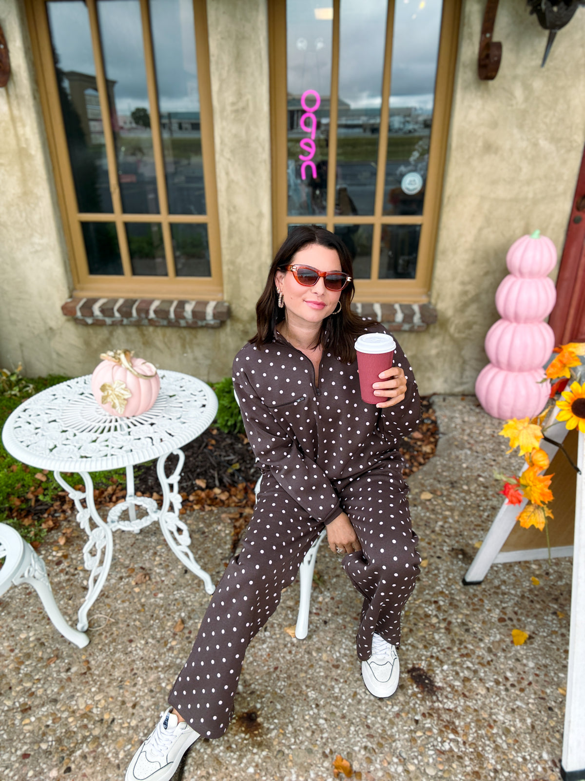 Spotted Sutton Fleece Pant