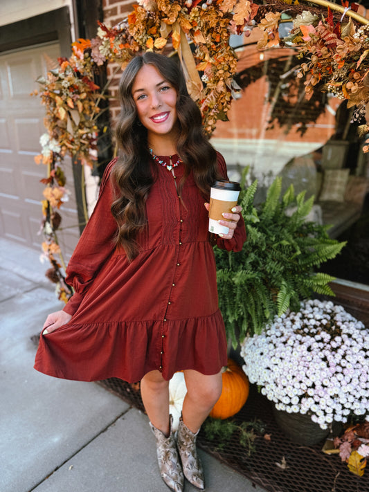 Honey Brick Mini Dress